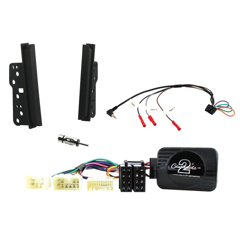 Fitting Kit Toyota Various 1999 - 2011 Double Din Trims (Black) Complete Kit
