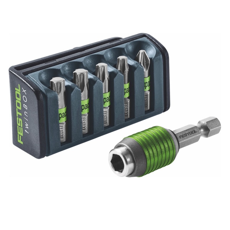 Festool BT-IMP SORT3 Juego de casetes de puntas 6 piezas (204383) resistente a impactos 25 mm para llave de impacto inalmbrica TID 18