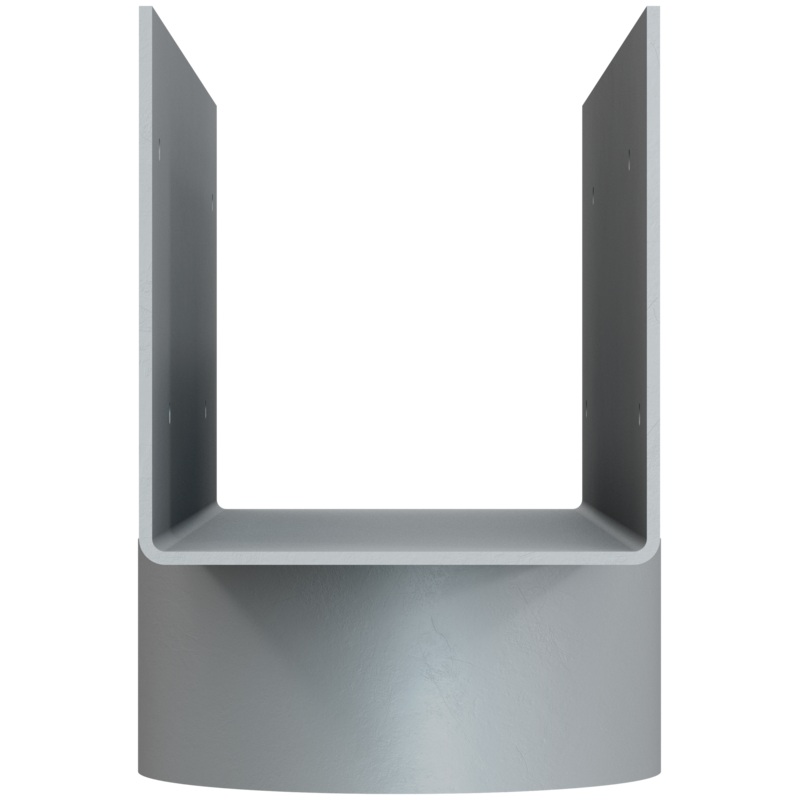 Simpson LCC3.5-4 LCC 3-5/8 in. Column Cap for 4 in. Outside Diameter Lally Column