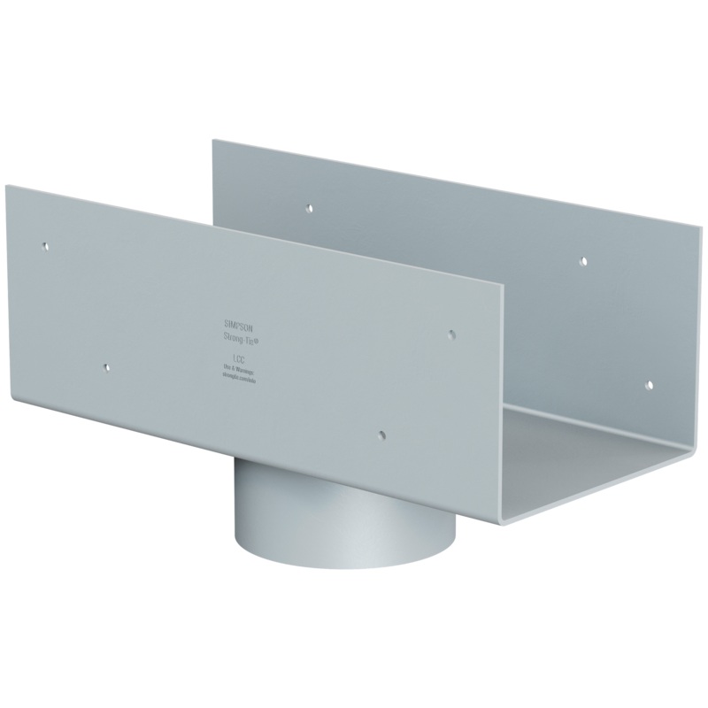 Simpson LCC5.25-3.5 LCC 5-3/8 in. Column Cap for 3-1/2 in. Outside Diameter Lally Column