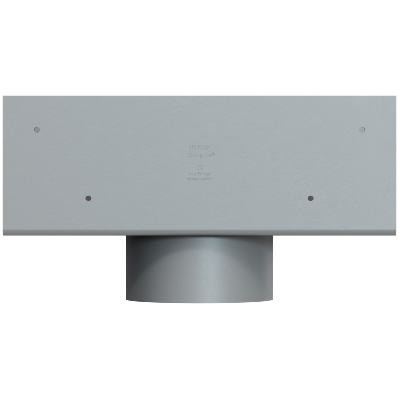 Simpson LCC5.25-4 LCC 5-3/8 in. Column Cap for 4 in. Outside Diameter Lally Column