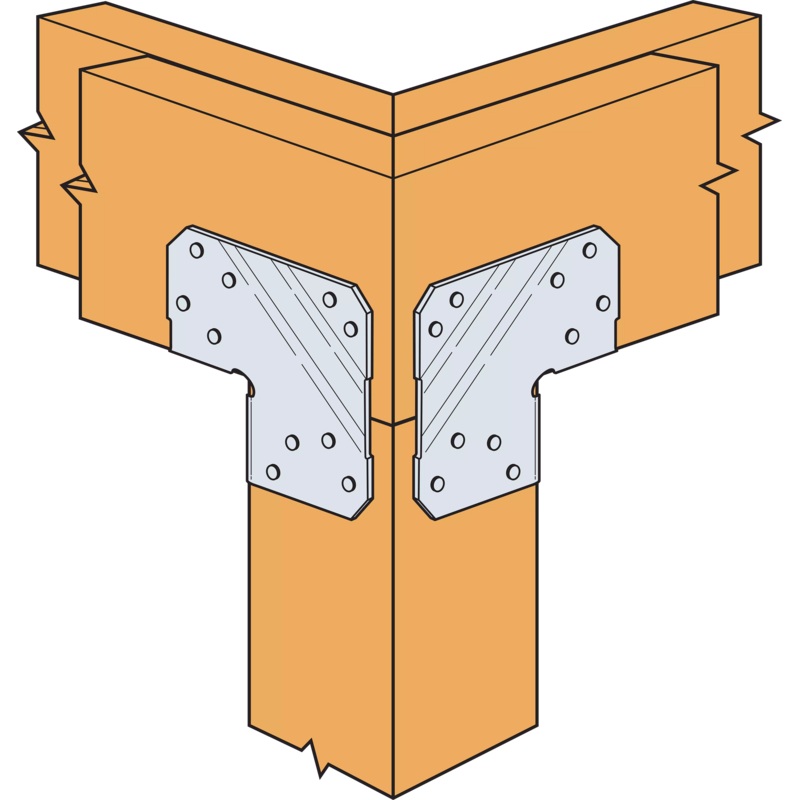 Simpson LCE4SS LCE Stainless-Steel End Post Cap for 4x