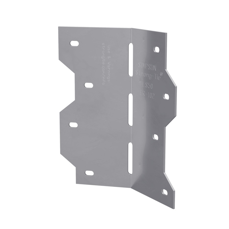 Simpson LS50SS LS 4-7/8 in. 18-Gauge Stainless-Steel Adjustable L Angle