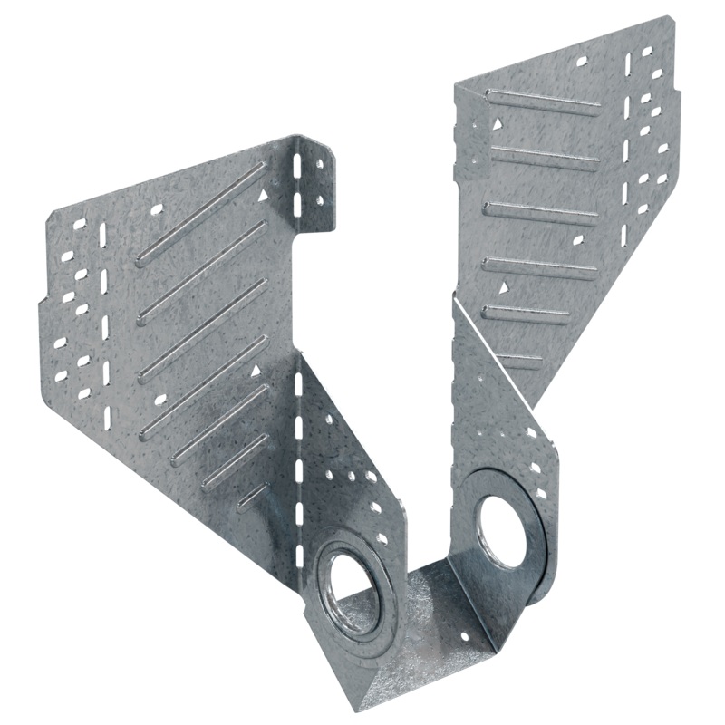 Simpson LSSR210-2Z LSSR Light Field-Adjustable Rafter Hanger for Double 2x
