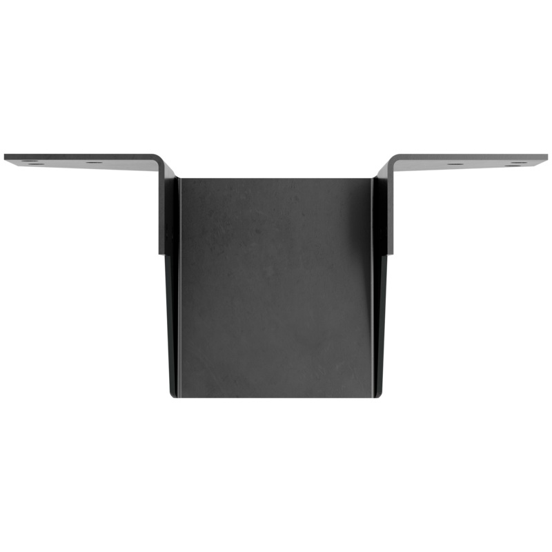 Simpson OHU46-SDS3 OHU Black Powder-Coated Ornamental Joist Hanger for 4x6 with Strong-Drive SDS Screws
