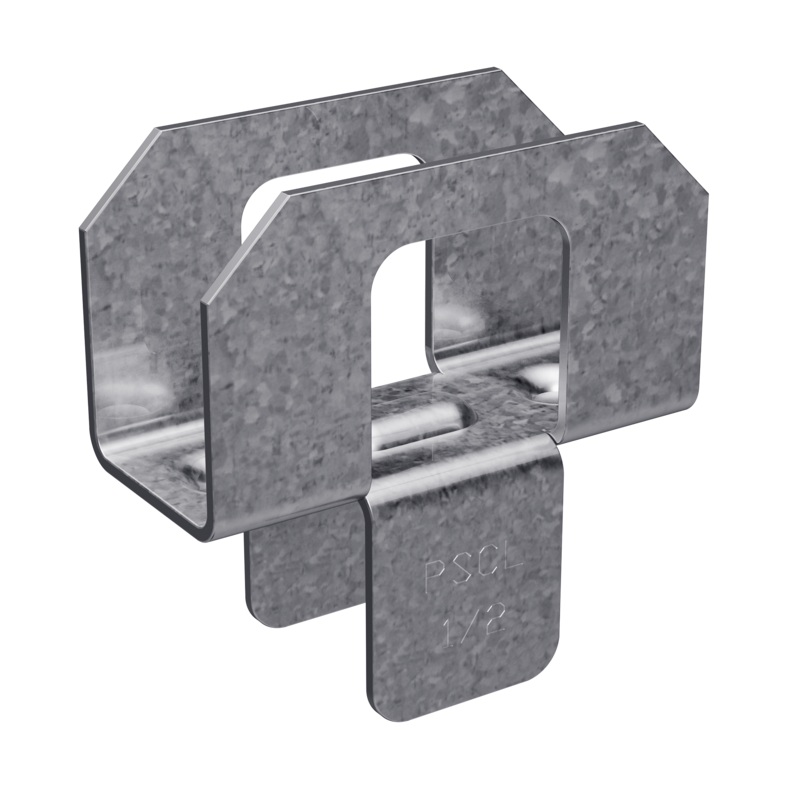 Simpson PSCL 1/2-R50 PSCL 20-Gauge Panel Sheathing Clip for 1/2-in. Plywood (50-Qty)