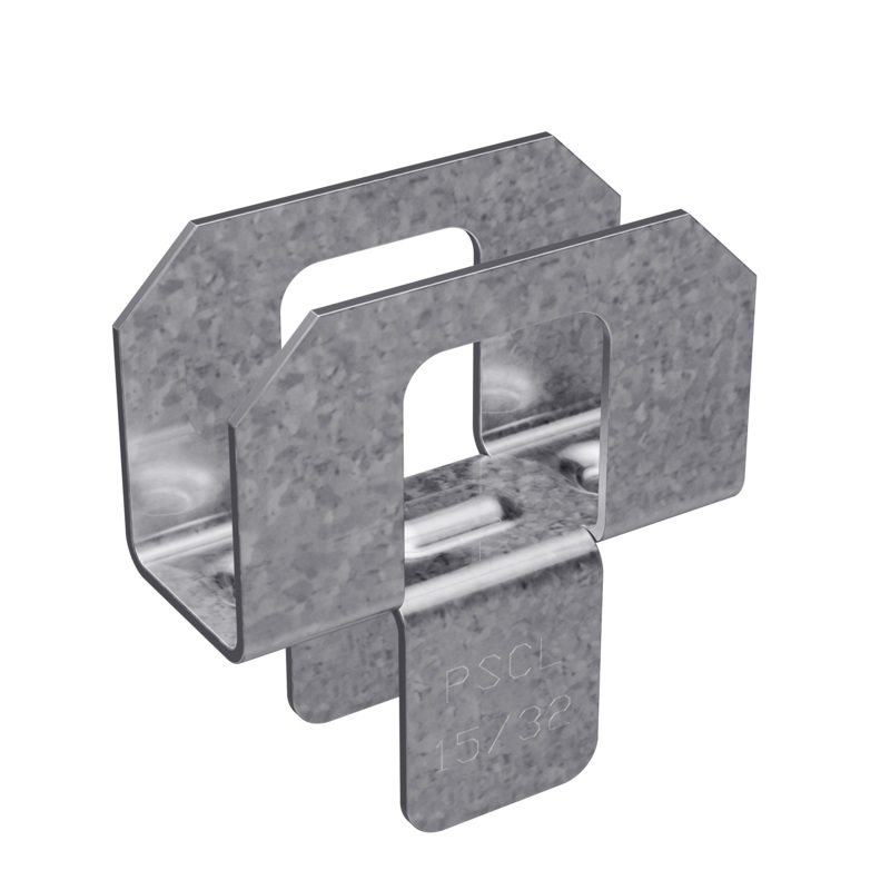 Simpson PSCL 15/32-R50 PSCL 20-Gauge Panel Sheathing Clip for 15/32-in. Plywood (50-Qty)