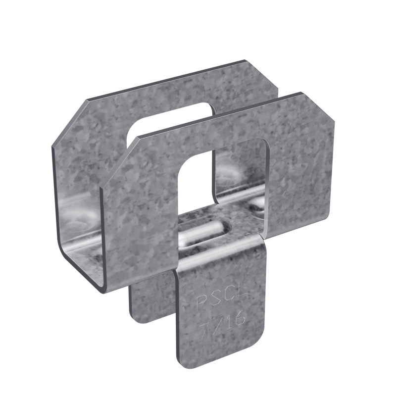 Simpson PSCL 7/16-R50 PSCL 20-Gauge Panel Sheathing Clip for 7/16-in. Plywood (50-Qty)