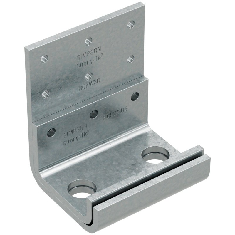 Simpson RCKW3DS-R10 RCKW 3-in. Two-Anchor Kneewall Connector Stiffener (Qty-10)