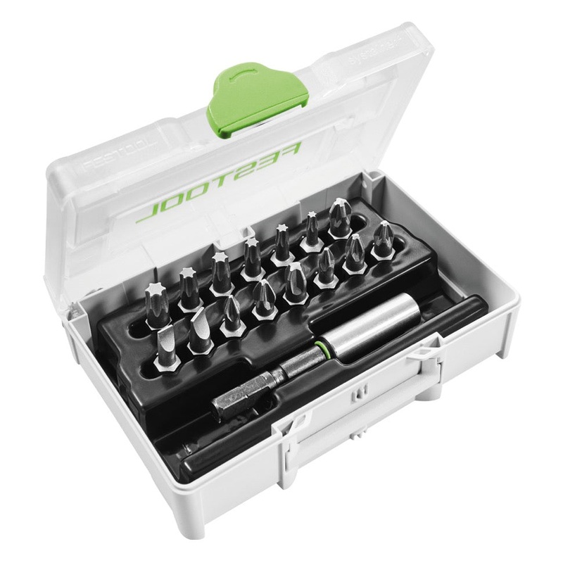 Surtido de puntas Festool SYS3 XXS CE-MX BH 60 (205825) 16 piezas para taladro atornillador inalmbrico