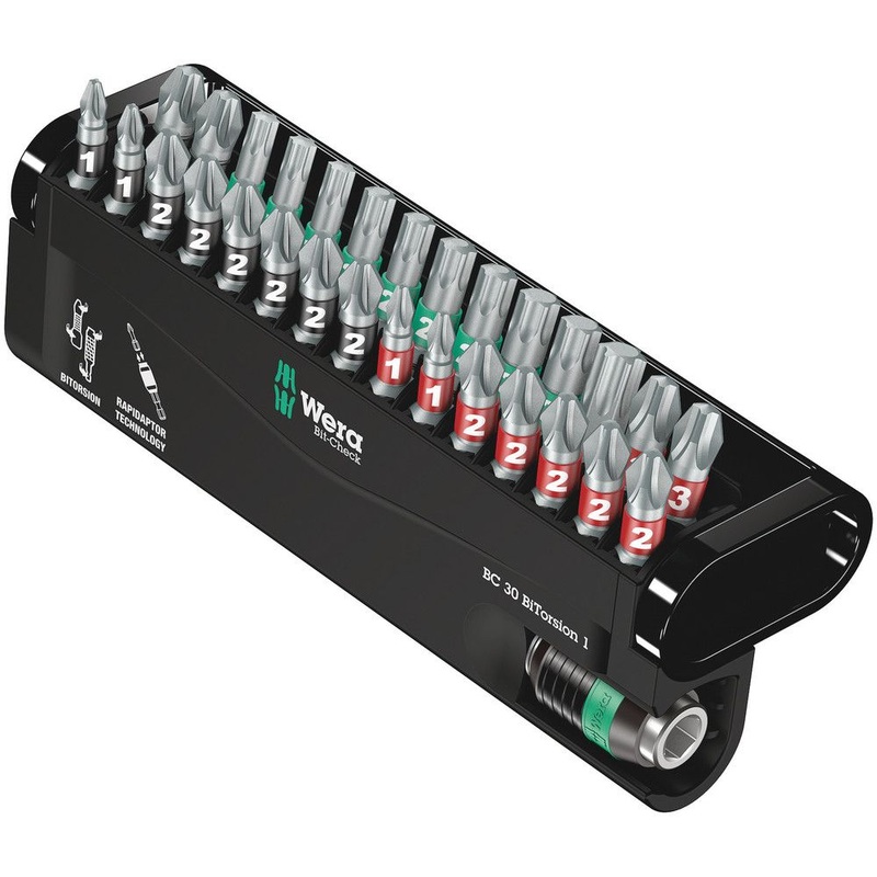 Surtido de puntas WERA Bit-Check 30 BiTorsion 1 30 piezas (4000829000)