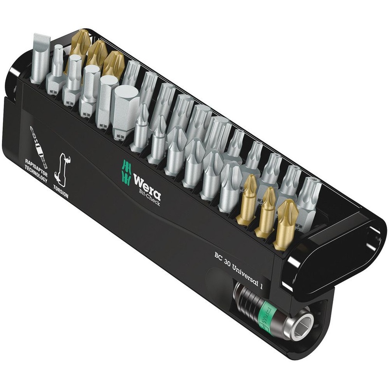 Surtido de puntas WERA Bit-Check 30 Universal 1 30 piezas (4000829640)
