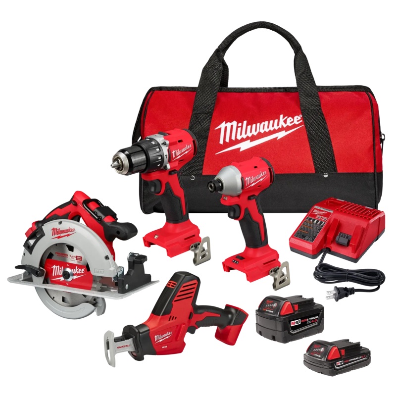 M18 4 Tool Combo Kit Brushless