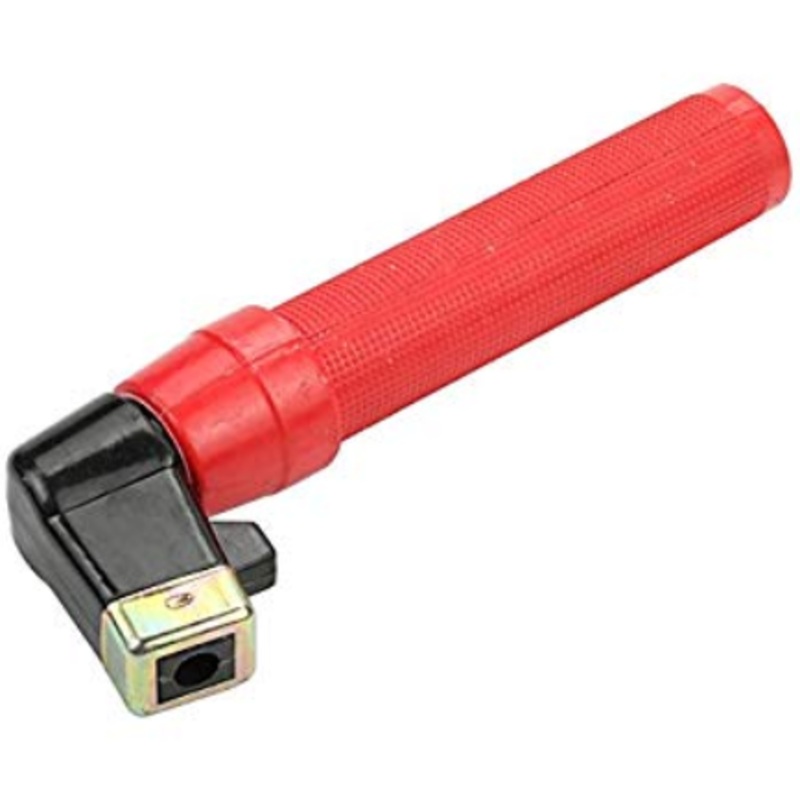 Welding Electrode Holder Short Stub 400A Knurled Red Handle [1555]