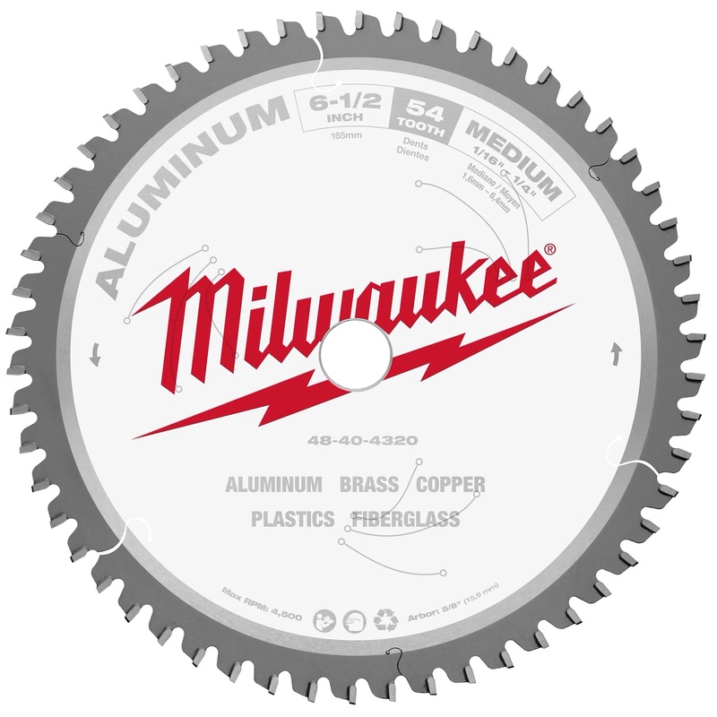 6-1/2" Aluminum Cutting Circular Saw Blade