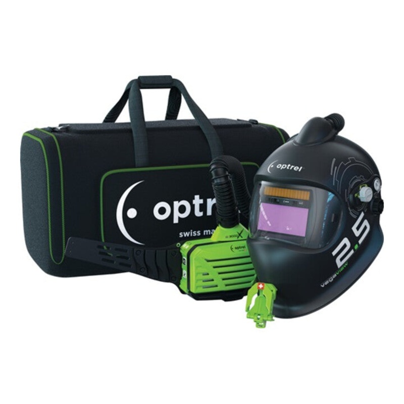 Casco de seguridad para soldadura OPTREL Vegaview 2.5 con proteccin de respiracin forzada (4000370227)
