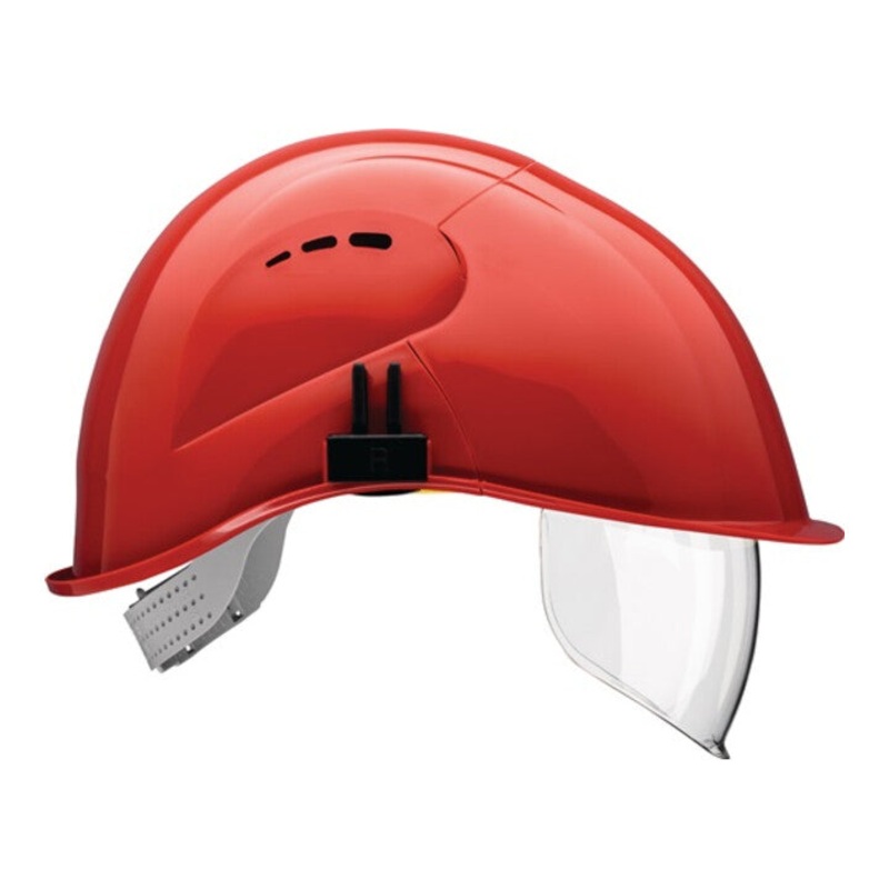 VOSS Casco de seguridad VisorLight rojo carmn (4701030328)