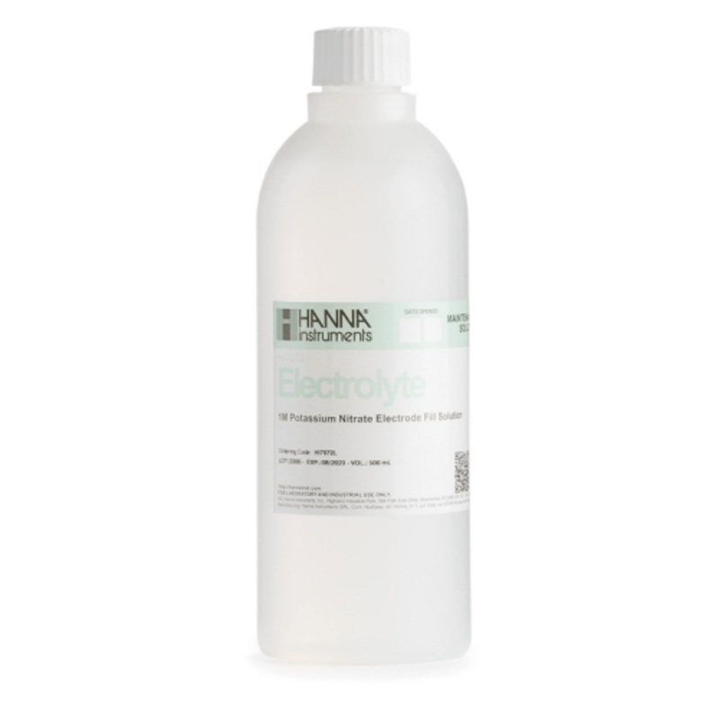 HI7072L Electrolyte Fill Solution 1M KNO (500 mL)