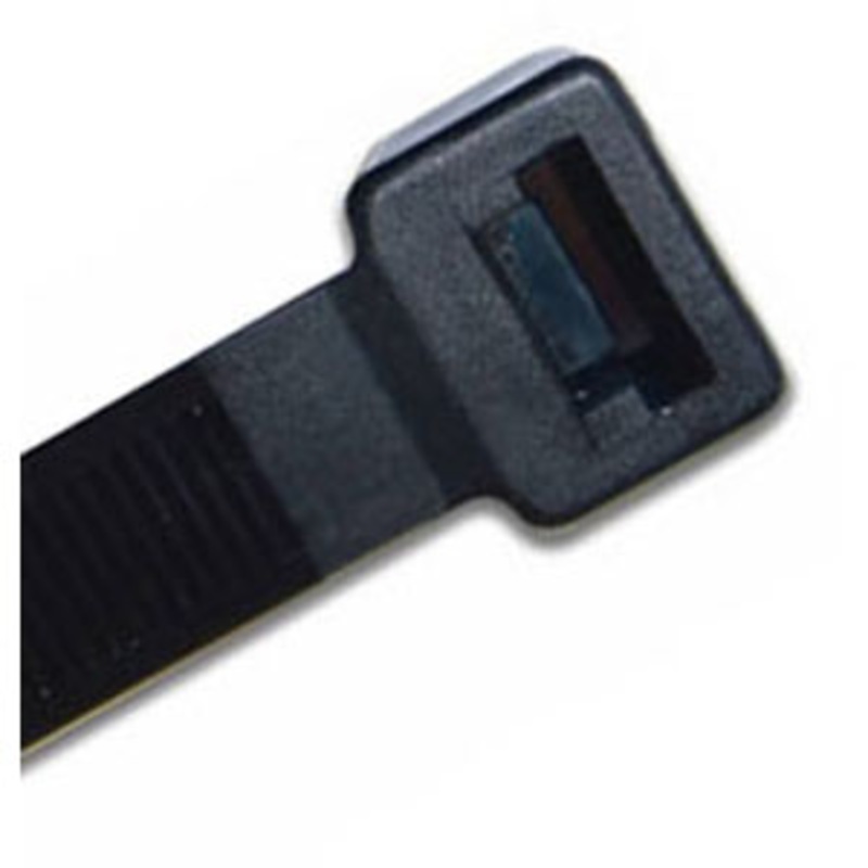 ISL 200 x 7.6mm UV Nylon Cable Tie - Blk. - 100pk