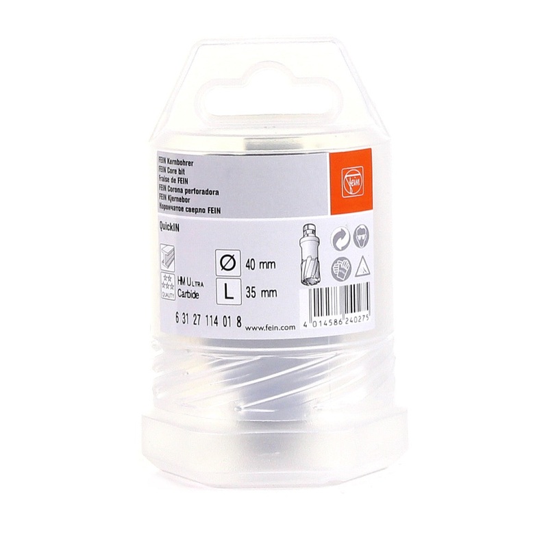 Broca hueca FEIN HM Ultra QuickIn, soporte 40 mm (63127114018)