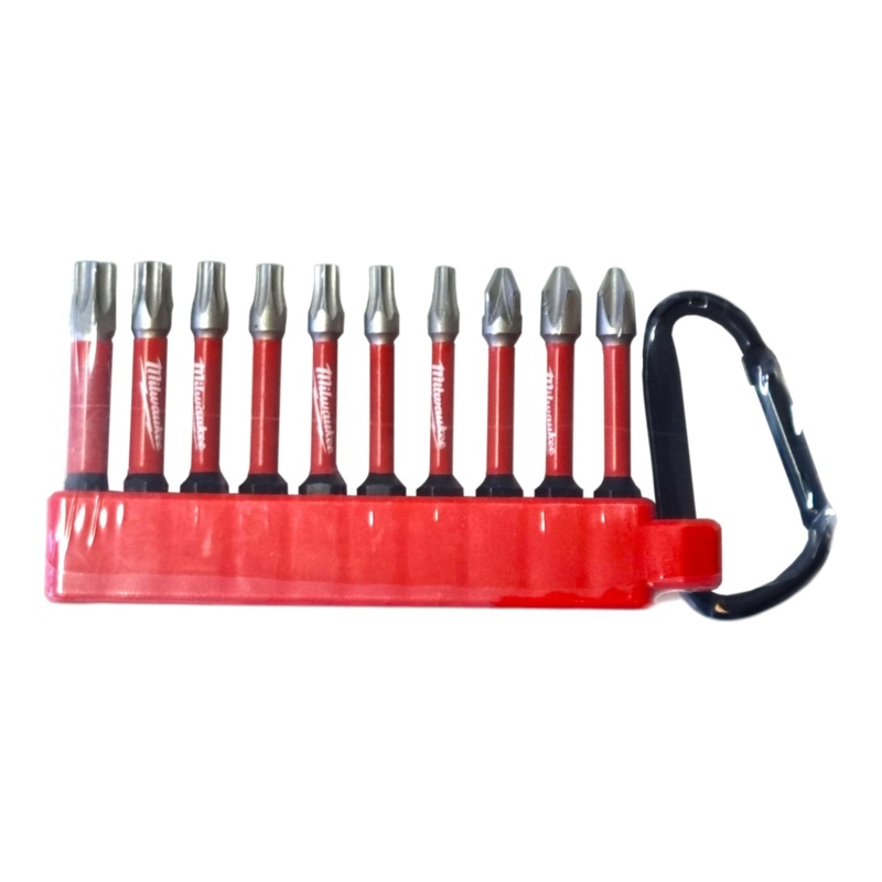 Milwaukee Shockwave punta de destornillador mosquetn 10 piezas (4932480941) Phillips / Pozidriv / Torx
