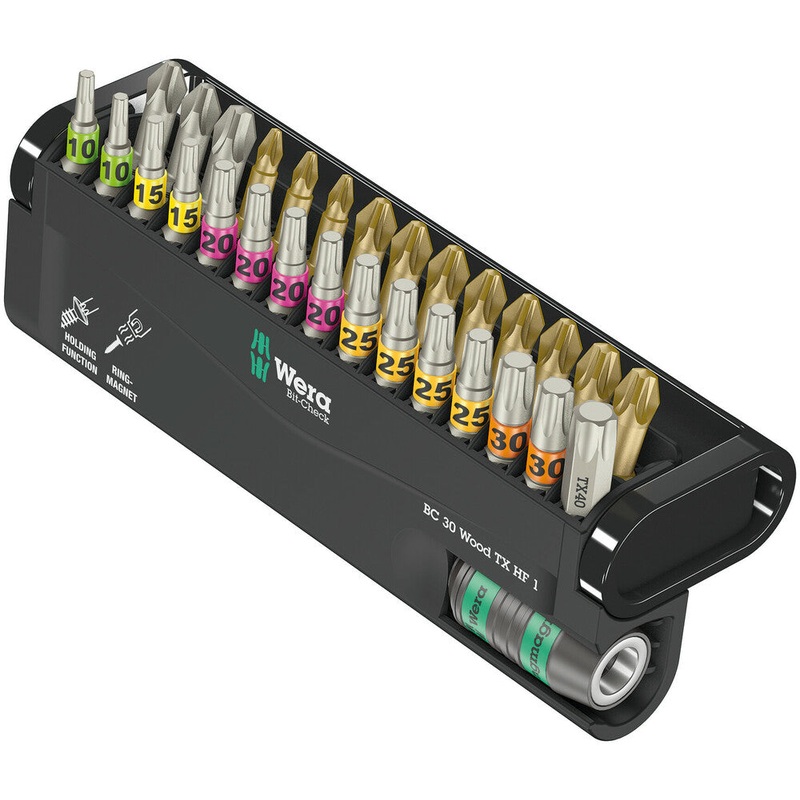 Surtido de puntas WERA Bit-Check 30 Wood TX HF 1 30 piezas (4000829912)
