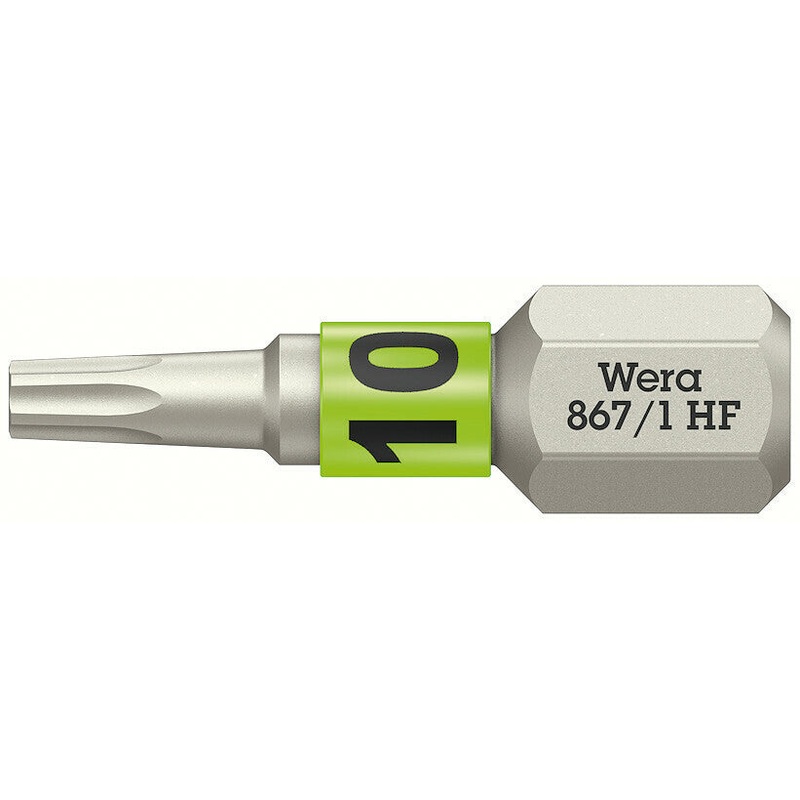 WERA Broca 867 TORX HF 1/4 TX 10 longitud 25 mm (8002899410)