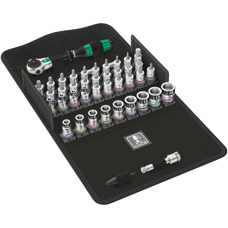 WERA juego de llaves de vaso 8100 SA all-in 42 piezas 1/4 (4000821782)