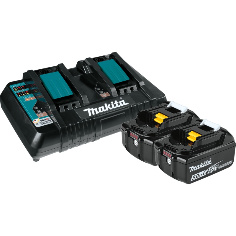 18V 5.0AH AND DUAL CHARGER