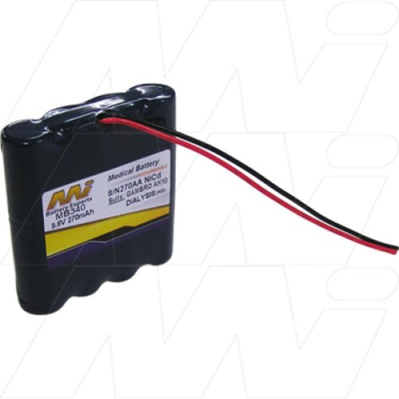 Medical Battery suitable for Gambro AK 10 Dialysis - MB340