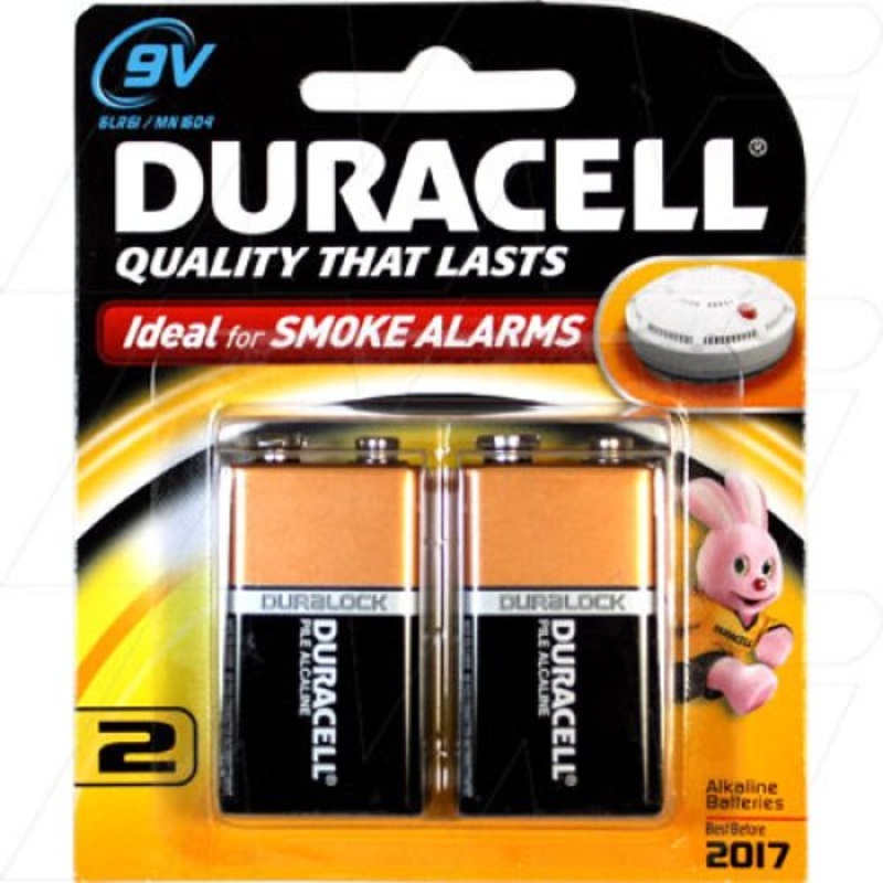 Duracell Coppertop Alkaline 9V - MN1604B2
