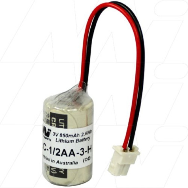 Lithium PLC-CNC Battery - PLC-1/2AA-3-H