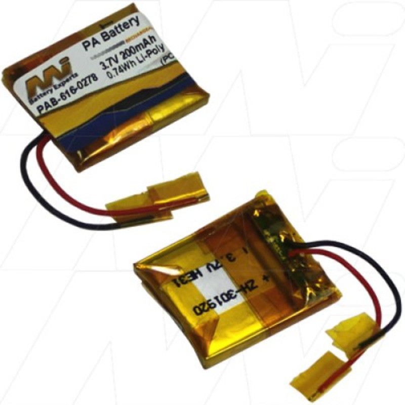 Portable Media Player Battery - PAB-616-0278-BP1