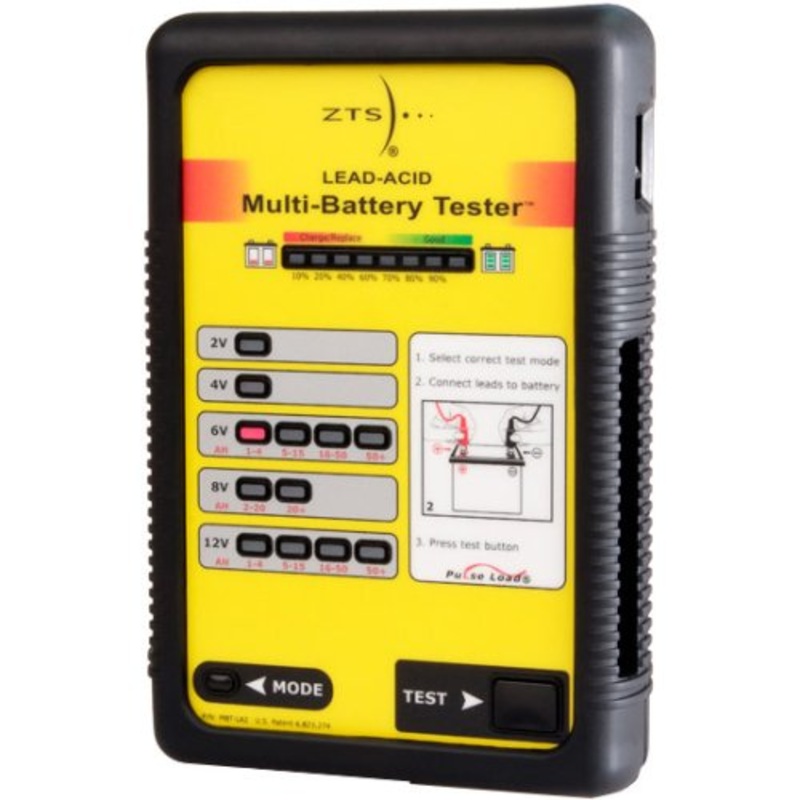 ZTS MBT-LA2 2V, 4V, 6V, 8V & 12V Lead Acid Battery Tester - MBT-LA2