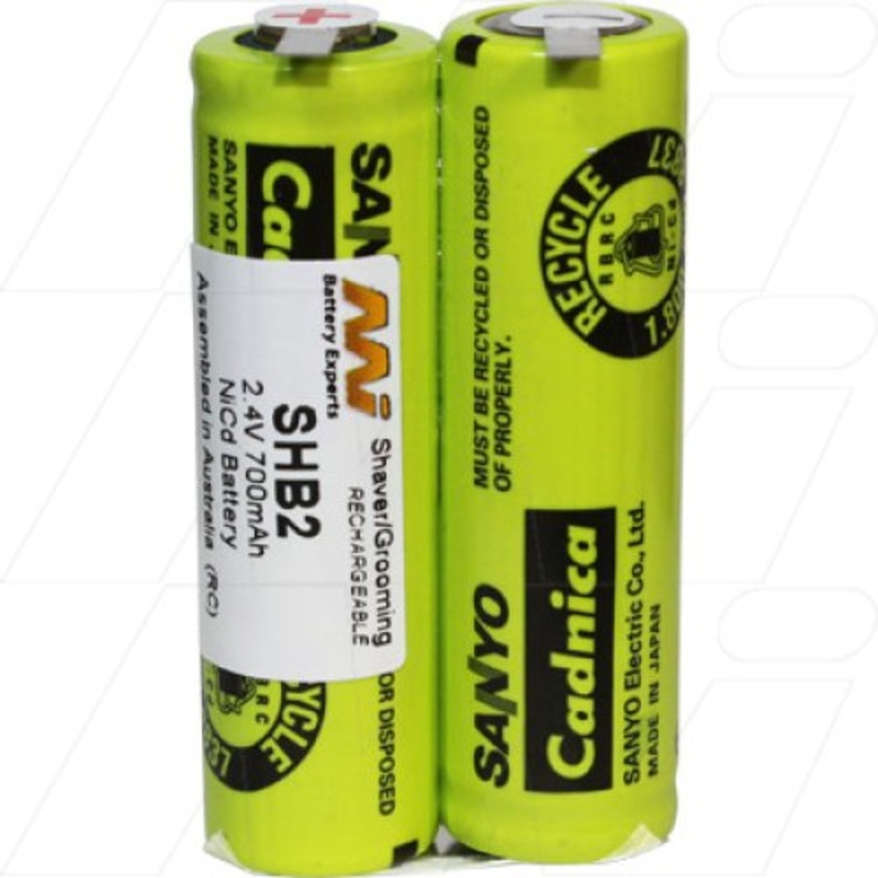 Battery for Eltron, Philips, Ronson, Remington, Schick, Winmere personal shavers/clippers - SHB2