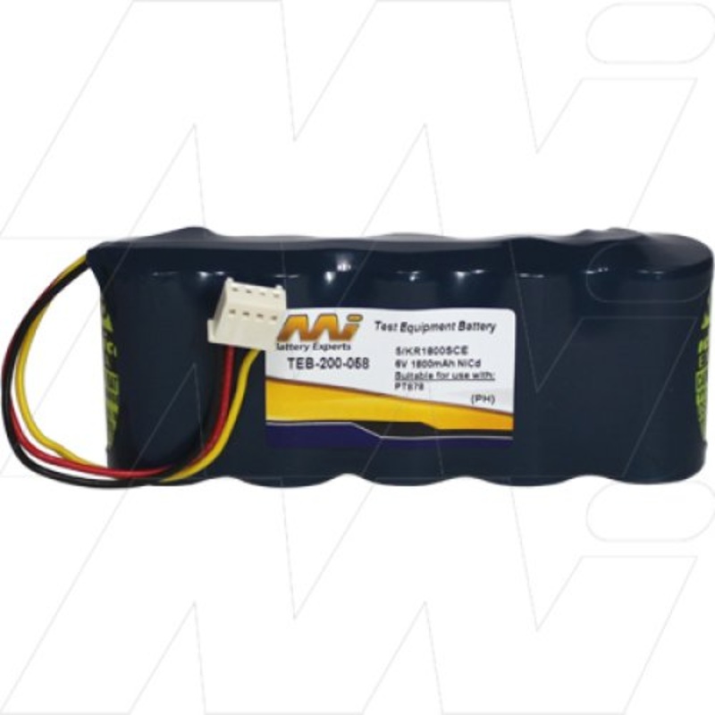 Battery pack suitable for GE Panametrics TransPort PT878 Flowmeter - TEB-200-058