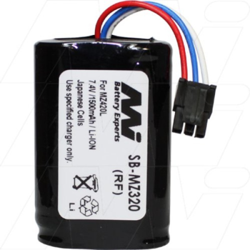 Portable printer battery suitable for Zebra MZ series - SB-MZ320