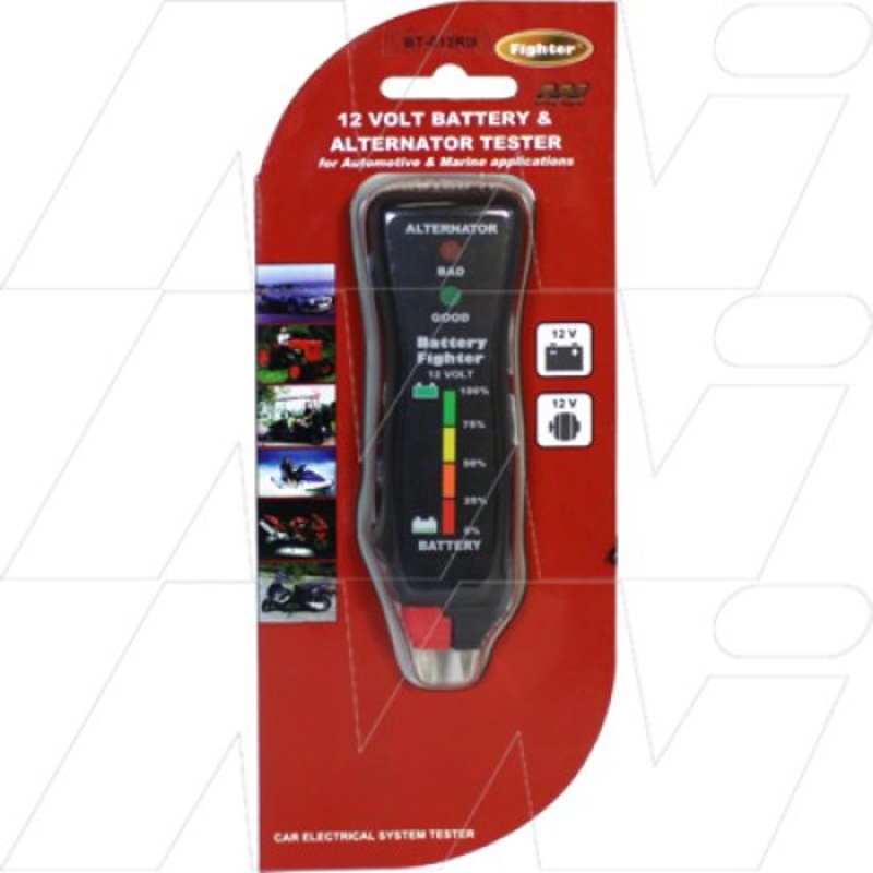 Battery Tester For 12V Lead Acid Batteries - BT012RB