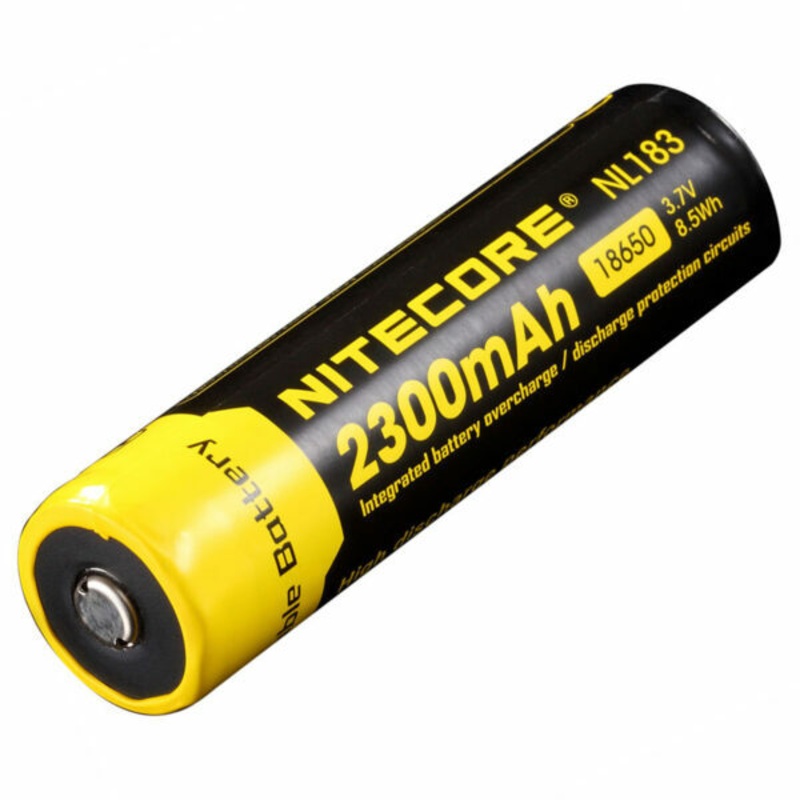 Nitecore Li-Ion Rechargeable Battery 18650 (3.7v / 2300mah)