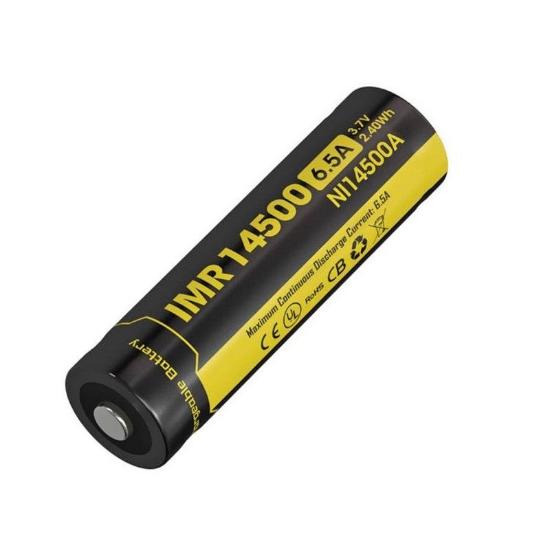 Nitecore Li-Ion Rechargeable Imr 14500 Battery (650mah)