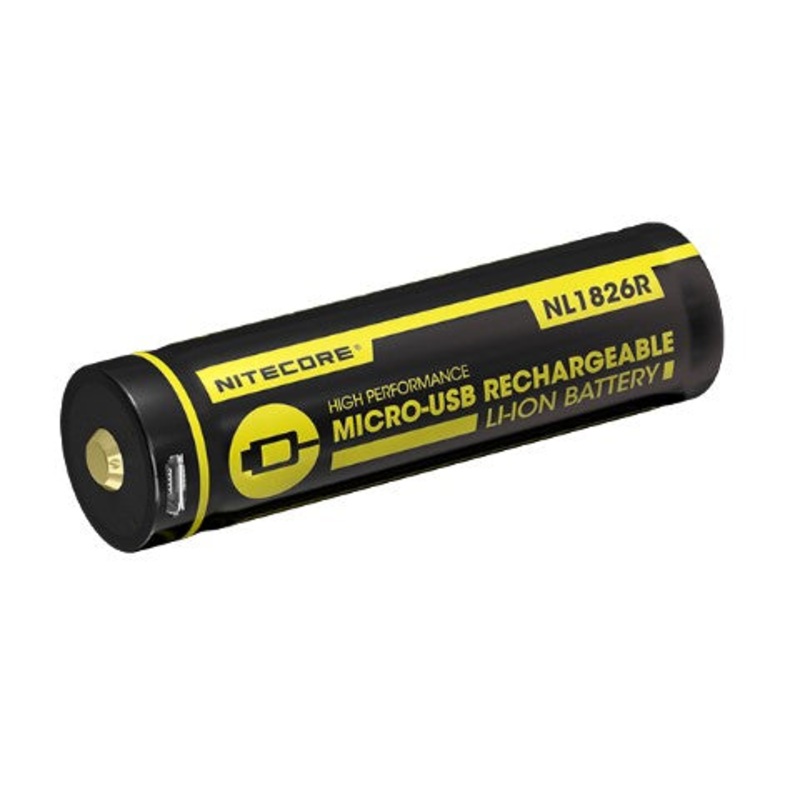 Nitecore Li-Ion Usb Rechargeable Battery 18650 (2600mah)