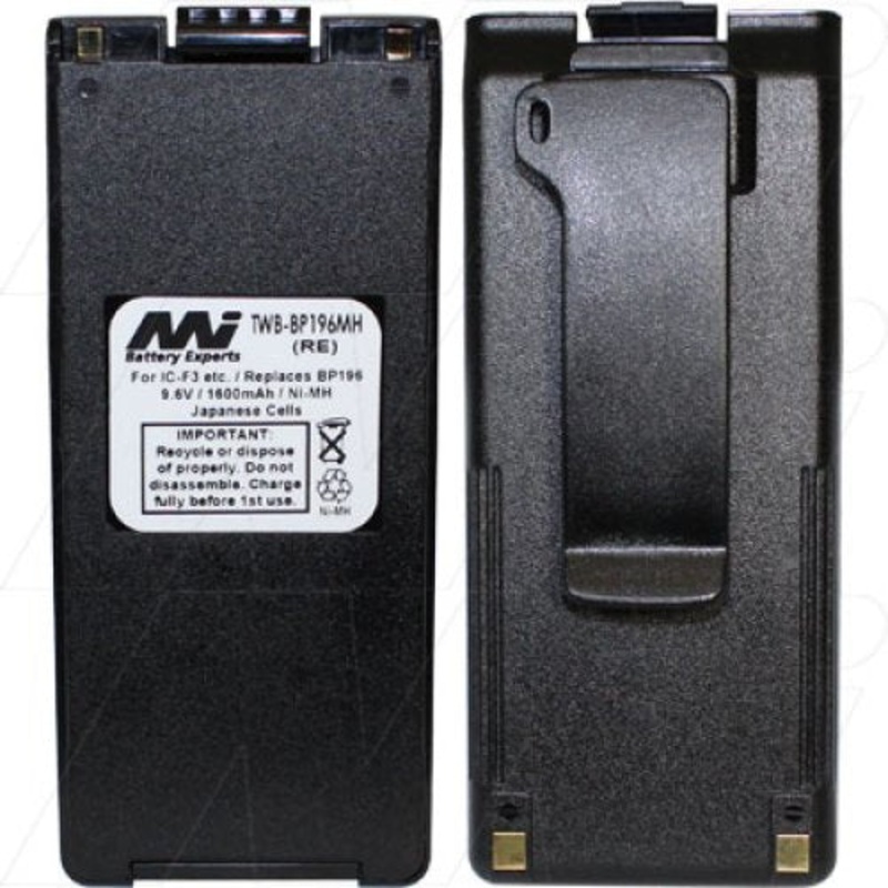 Two Way Radio Battery - TWB-BP196MH