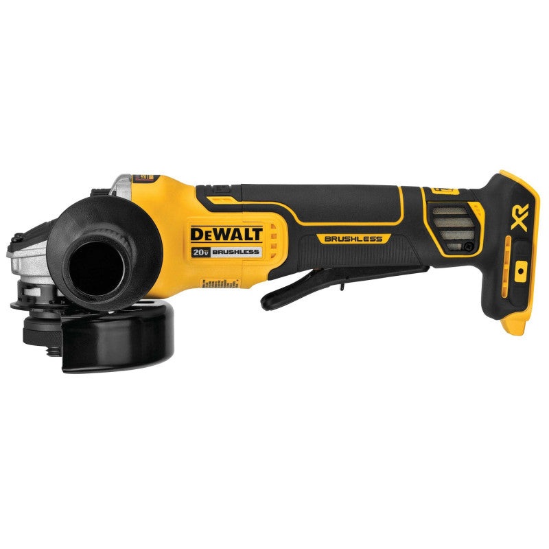 20V MAX* XR 4.5 in. Paddle Switch Small Angle Grinder with KICKBACK BRAKE (Tool Only)