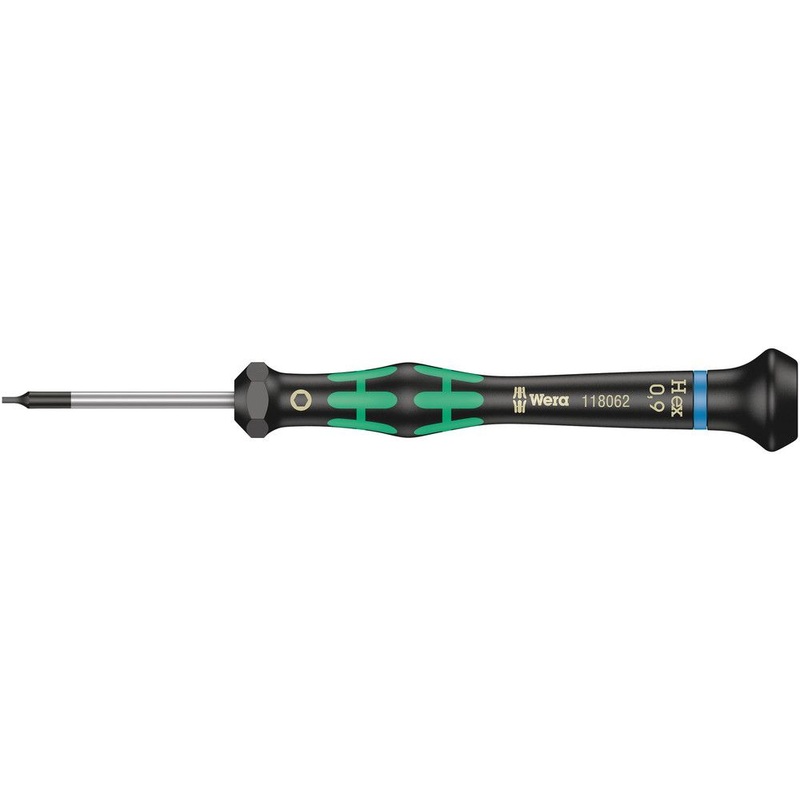 Destornillador para mecnica de precisin WERA electronics 2054 6-KT. 0,9 mm longitud de la hoja 40 mm (4300001791)