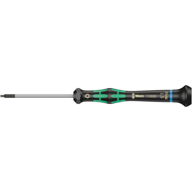 Destornillador para mecnica de precisin WERA electronics 2054 6-KT. 1,5 mm longitud de la hoja 60 mm (4300001789)