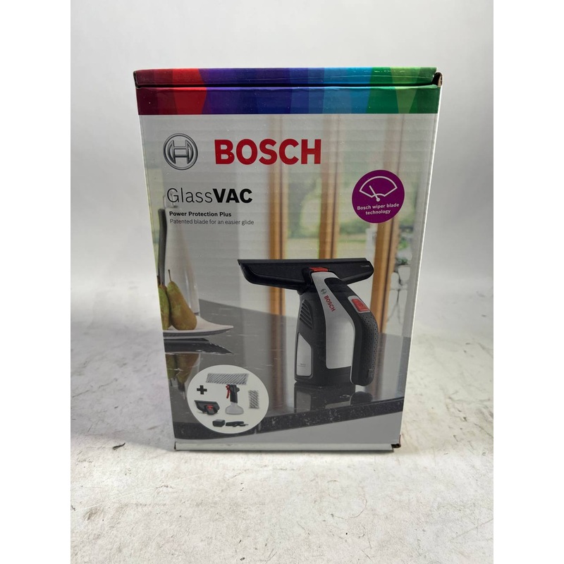 Bosch GlassVac Fenstersauger + Glass-VAC Ersatz-Mikrofaserlappen - Gebraucht