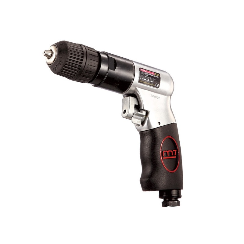 M7 Reversible 3/8" Air Drill With Keyless Chuck