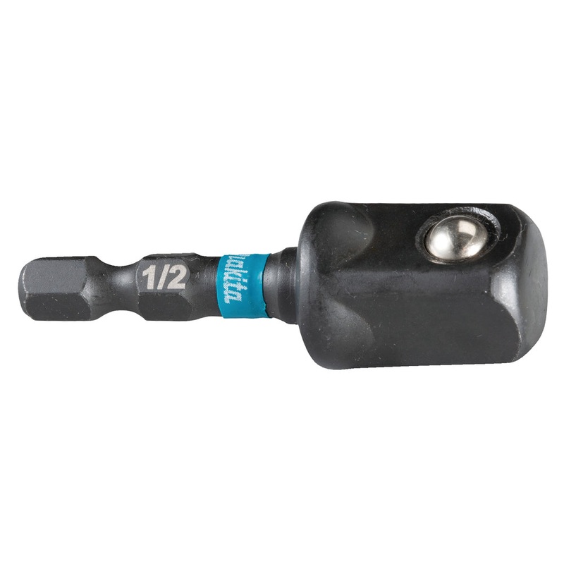 Makita B-66874 Adaptador de vaso de punta 50 mm 1/4" hexagonal - 1/2" cuadrado
