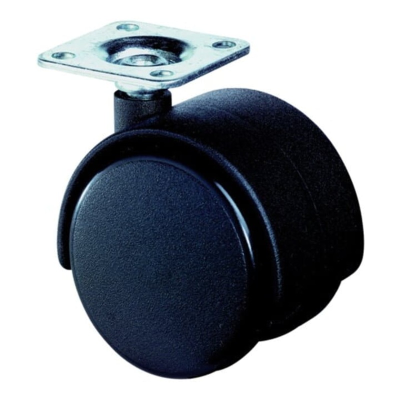BS ROLLS rueda de doble rodillo de plstico  50 mm capacidad de carga 40 kg (3000275081)