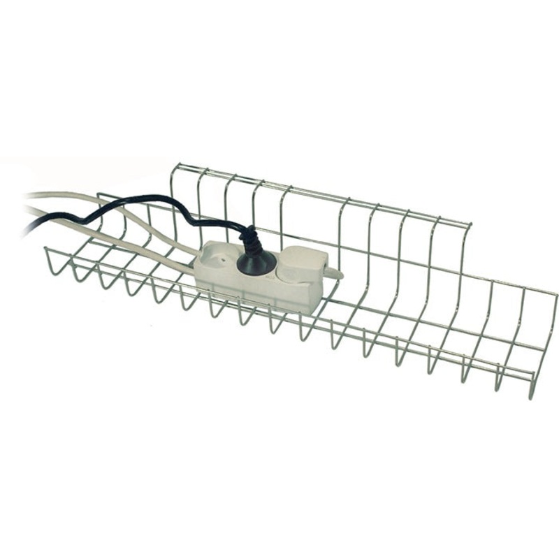 Cesta para cables (9000483290) W490xD100xH80-85mm plateado